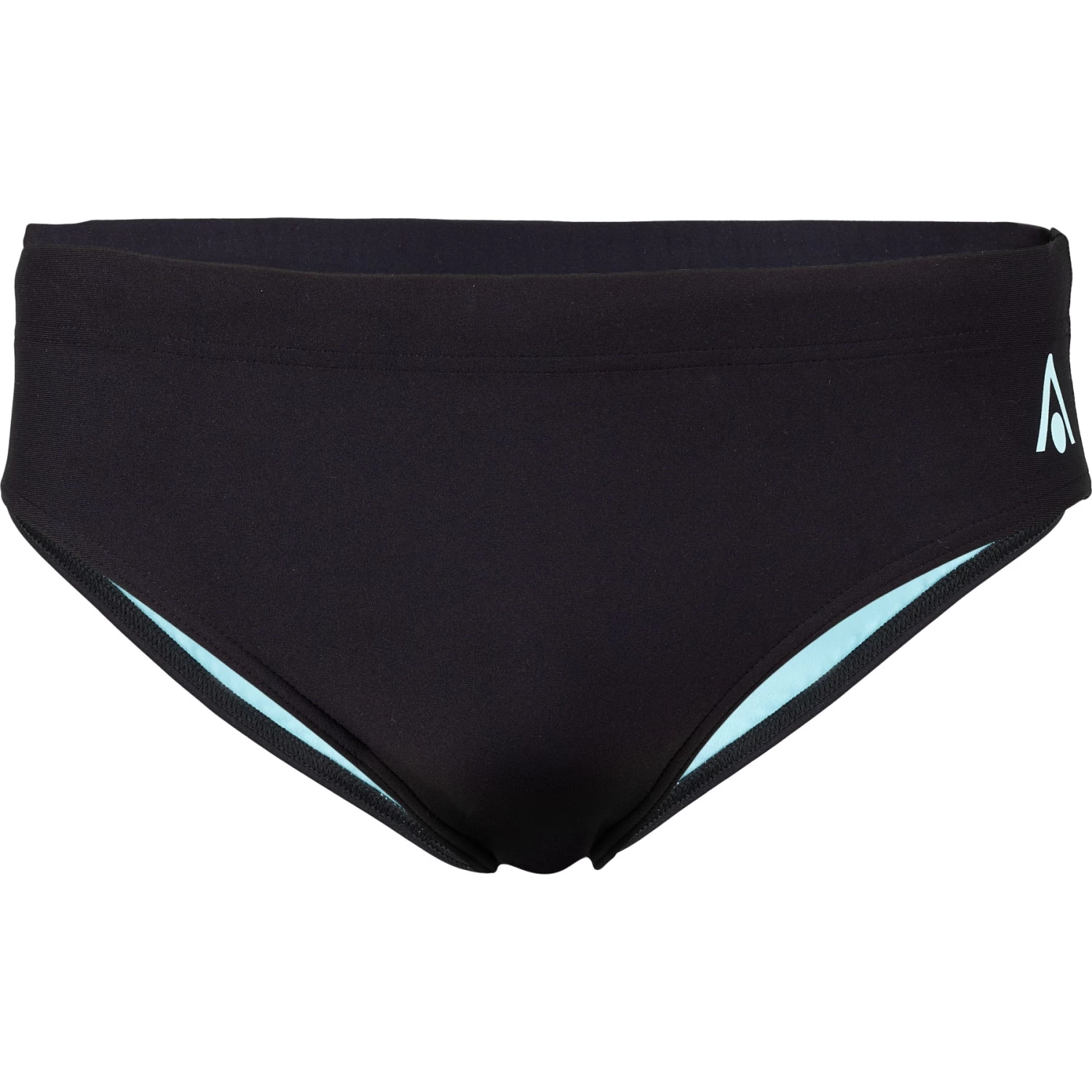 AQUASPHERE Essential Swim Brief 8cm - Black/Light Blue 5 AQUASPHERE Essential Swim Brief 8cm - Black/Light Blue - Image 3