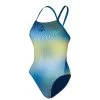 AQUASPHERE Essential Tie Back Swimsuit Women - Multicolor Blue