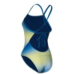 AQUASPHERE Essential Tie Back Swimsuit Women - Multicolor Blue -Aqua Fit Shop aquasphere essential tie back swimsuit women multicolor blue 4 1272322