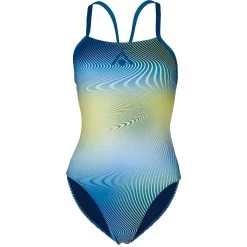 AQUASPHERE Essential Tie Back Swimsuit Women - Multicolor Blue -Aqua Fit Shop aquasphere essential tie back swimsuit women multicolor blue 5 1272323