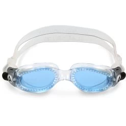 AQUASPHERE Kaiman Small Swim Goggles - Blue Tinted - Transparent/Transparent