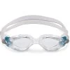 AQUASPHERE Kaiman Small Swim Goggles - Clear - Transparent/Turquoise -Aqua Fit Shop aquasphere kaiman small swim goggles clear transparent turquoise 2 1497039