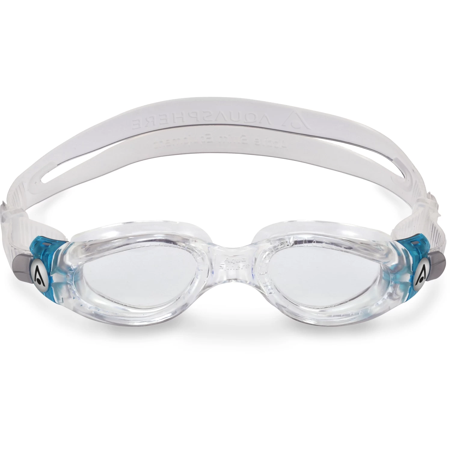AQUASPHERE Kaiman Small Swim Goggles - Clear - Transparent/Turquoise 3 AQUASPHERE Kaiman Small Swim Goggles - Clear - Transparent/Turquoise