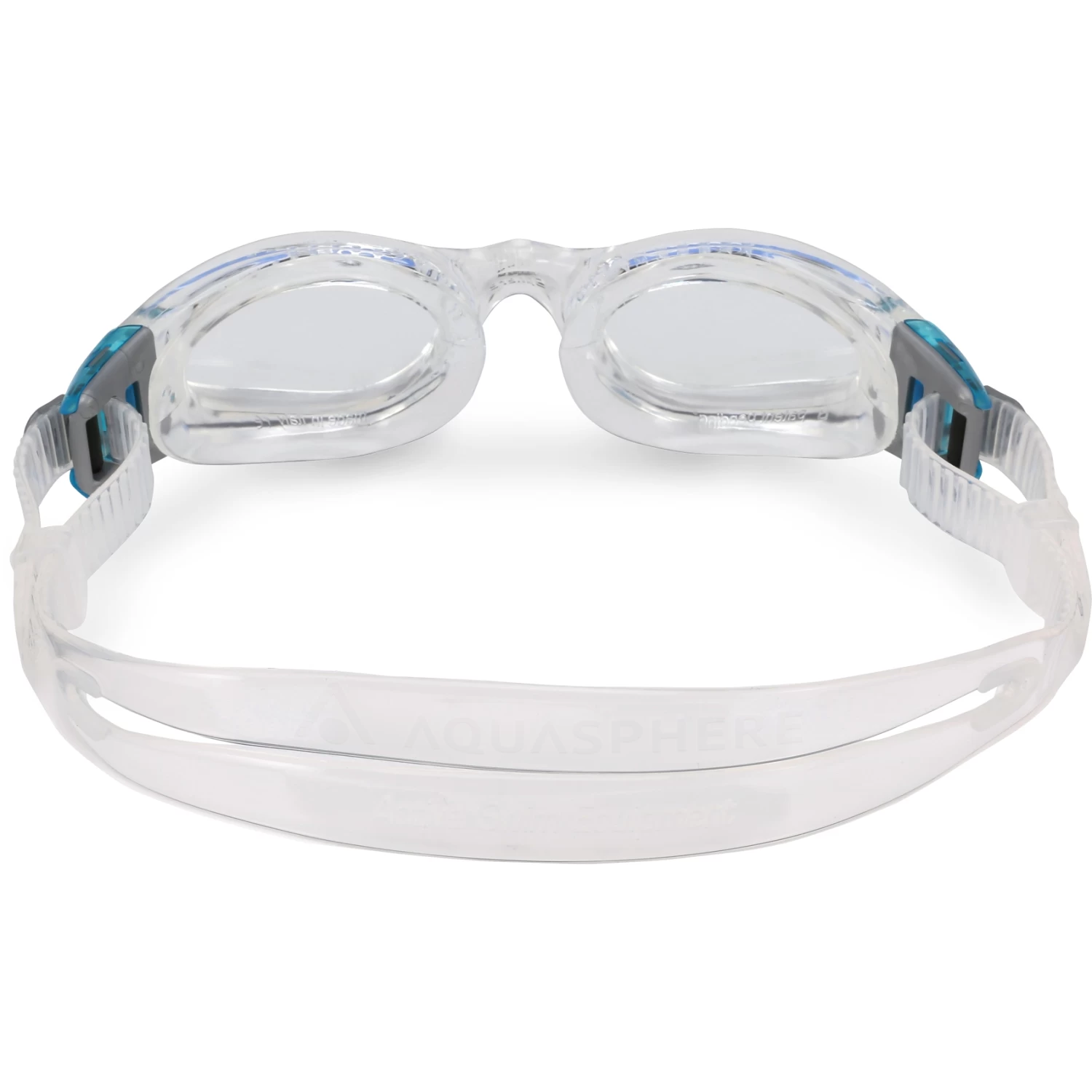 AQUASPHERE Kaiman Small Swim Goggles - Clear - Transparent/Turquoise 4 AQUASPHERE Kaiman Small Swim Goggles - Clear - Transparent/Turquoise - Image 2