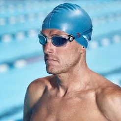 AQUASPHERE Kaiman Swim Goggles - Smoke Tinted - Transparent/Petrol -Aqua Fit Shop aquasphere kaiman swim goggles smoke tinted 2 1 1438069