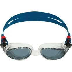 AQUASPHERE Kaiman Swim Goggles - Smoke Tinted - Transparent/Petrol