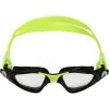AQUASPHERE Kayenne Junior Kids Swim Goggles - Clear - Black/Bright Green