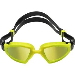 AQUASPHERE Kayenne Pro Swim Goggles - Yellow Titanium Mirrored - Yellow/Yellow