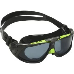 AQUASPHERE Seal 2.0 Swim Goggles - Smoke Tinted - Black/Green -Aqua Fit Shop aquasphere seal 2 1438929