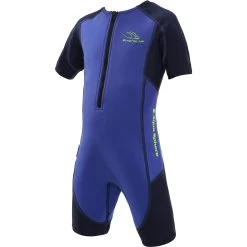 AQUASPHERE Stingray HP2 Short Sleeve Neoprene Suit Kids - Royal Blue/Navy Blue