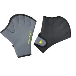 AQUASPHERE Swim Gloves - Black/Bright Yellow