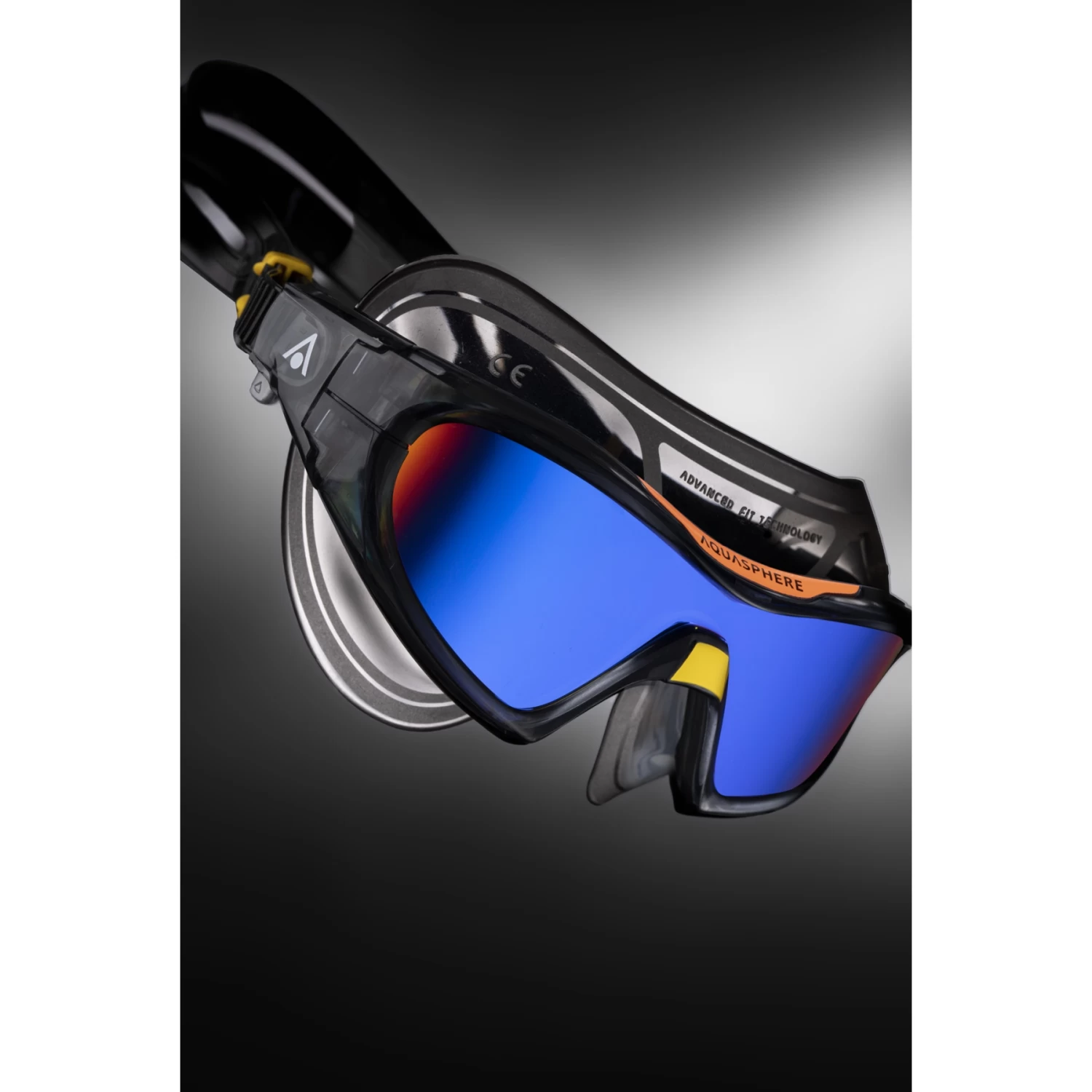 AQUASPHERE Vista Pro Swim Goggles - Indigo Titanium Mirrored - Dark Gray/Orange 7 AQUASPHERE Vista Pro Swim Goggles - Indigo Titanium Mirrored - Dark Gray/Orange - Image 5