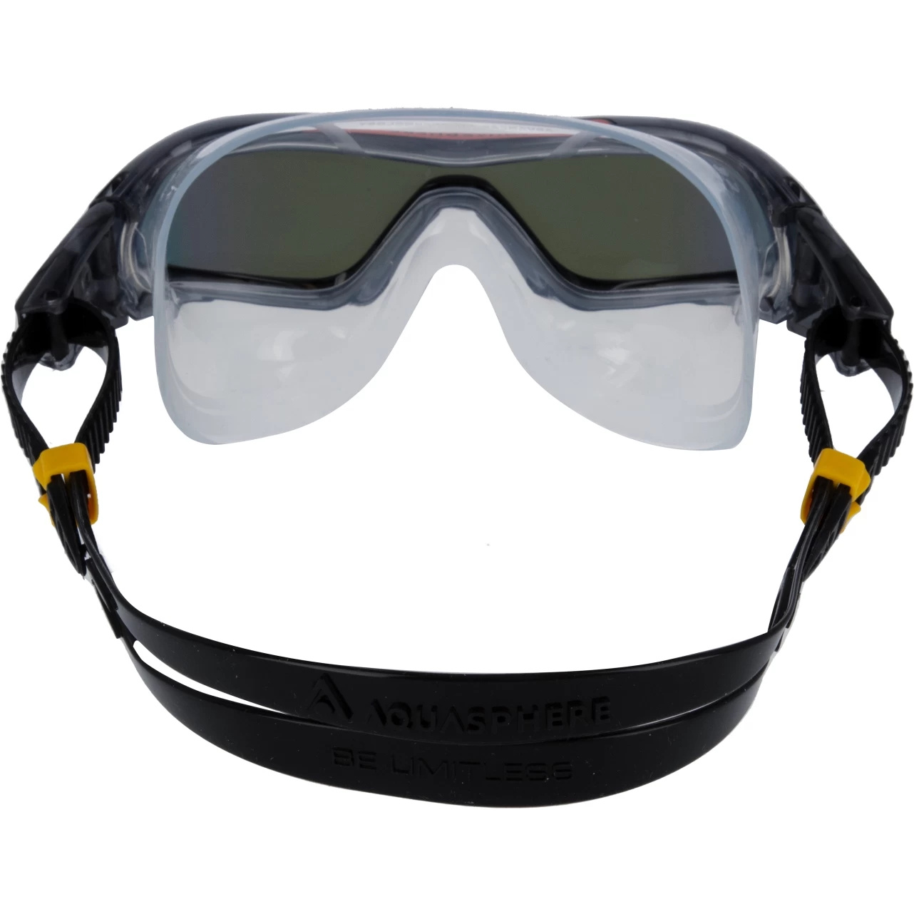 AQUASPHERE Vista Pro Swim Goggles - Indigo Titanium Mirrored - Dark Gray/Orange 4 AQUASPHERE Vista Pro Swim Goggles - Indigo Titanium Mirrored - Dark Gray/Orange - Image 2