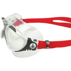 AQUASPHERE Vista Swim Goggles - Clear - White/Red -Aqua Fit Shop aquasphere vista swim goggles clear white red 5 1442330