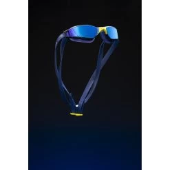 AQUASPHERE Xceed.A Swim Goggles - Blue Titanium Mirrored - Navy Blue/Navy Blue -Aqua Fit Shop aquasphere xceed 1272414