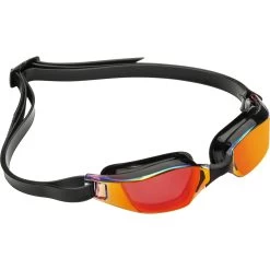 AQUASPHERE Xceed Swim Goggles - Red Titanium Mirrored - Black/Black -Aqua Fit Shop aquasphere xceed swim goggles red titanium mirrored black black 1 1439363