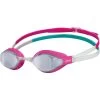 Arena Airspeed Mirror Swimming Goggles - Silver - Pink/Multi -Aqua Fit Shop arena air speed mirror swimming goggles silver pink multi 1 975194