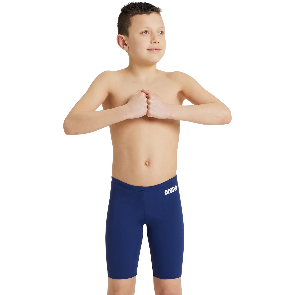 Arena Team Solid Swim Jammer Boys - Navy-White 6 Arena Team Solid Swim Jammer Boys - Navy-White - Image 4