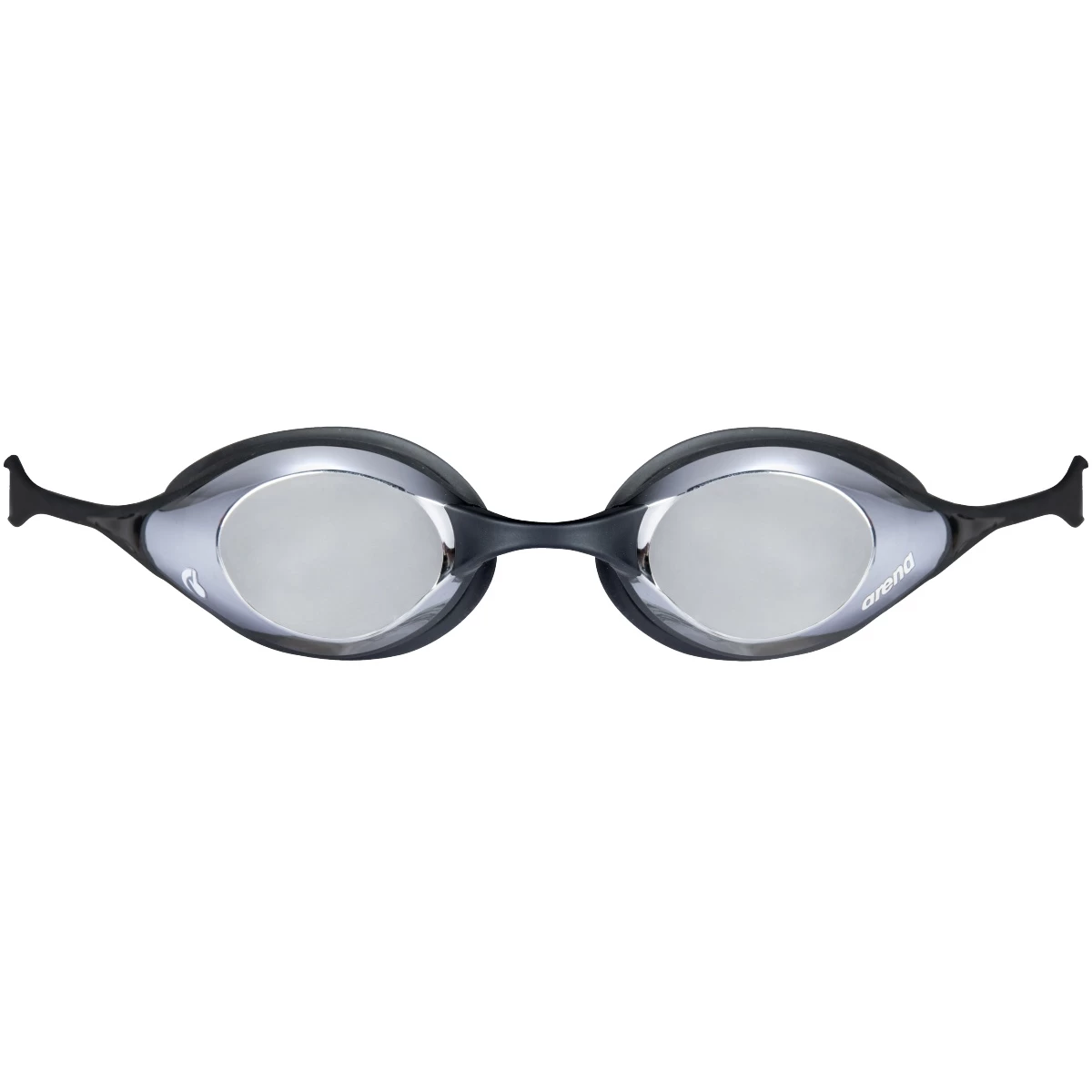 Arena Cobra Swipe Mirror Swimming Goggles - Silver - Black 4 Arena Cobra Swipe Mirror Swimming Goggles - Silver - Black - Image 2