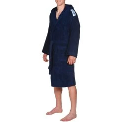 Arena Core Soft Bathrobe - Navy White -Aqua Fit Shop arena core soft robe navy white 5 975468