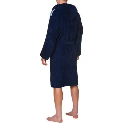 Arena Core Soft Bathrobe - Navy White -Aqua Fit Shop arena core soft robe navy white 6 975469