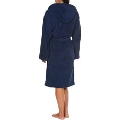 Arena Core Soft Bathrobe - Navy White -Aqua Fit Shop arena core soft robe navy white 8 975471