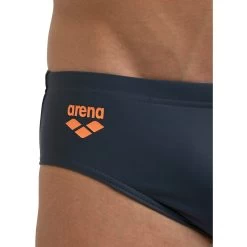 Arena Feel Branch Swim Briefs Men - Asphalt -Aqua Fit Shop arena feel mens branch swim briefs asphalt 8 1363653