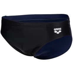 Arena Feel Overlap Swim Briefs Men - Black/White Multi