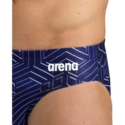Arena Performance Kikko Pro Swim Briefs Men - Navy/Navy Multi -Aqua Fit Shop arena mens kikko pro swim briefs navy navy multi 8 1512929