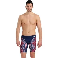 Arena Marbled Jammers Men - Navy-Red Multi 15 Arena Marbled Jammers Men - Navy-Red Multi -Aqua Fit Shop arena mens marbled jammers model navy red multi 1 1262020