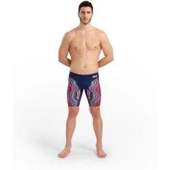 Arena Marbled Jammers Men - Navy-Red Multi 17 Arena Marbled Jammers Men - Navy-Red Multi -Aqua Fit Shop arena mens marbled jammers model navy red multi 3 1262022