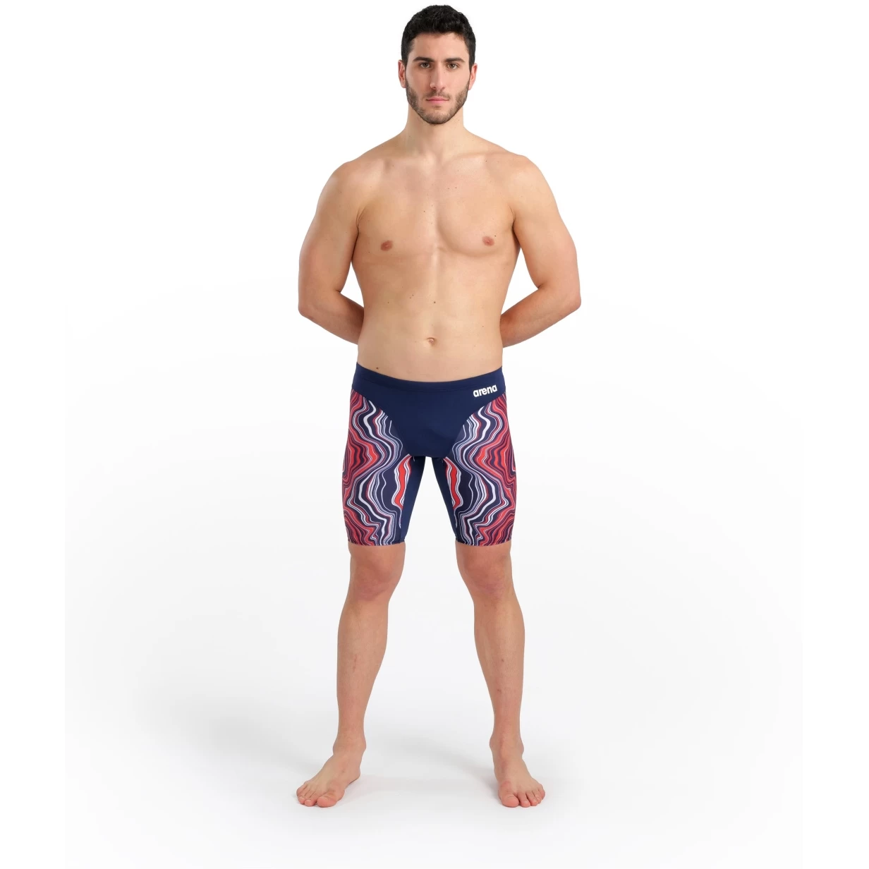 Arena Marbled Jammers Men - Navy-Red Multi 9 Arena Marbled Jammers Men - Navy-Red Multi - Image 7