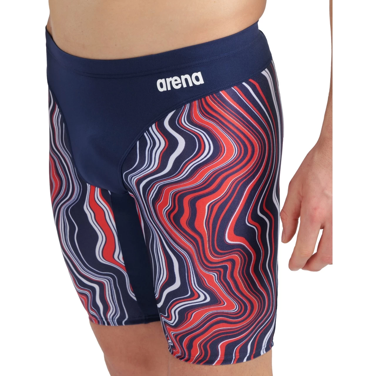 Arena Marbled Jammers Men - Navy-Red Multi 10 Arena Marbled Jammers Men - Navy-Red Multi - Image 8