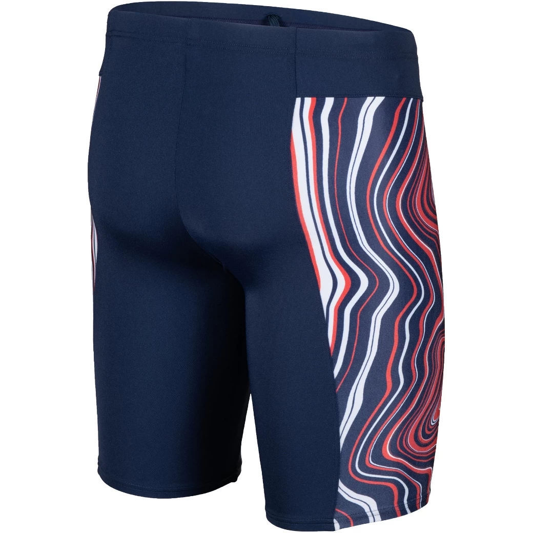 Arena Marbled Jammers Men - Navy-Red Multi 4 Arena Marbled Jammers Men - Navy-Red Multi - Image 2