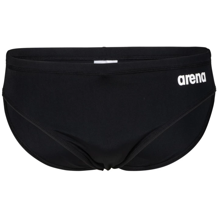 Arena Team Solid Swim Briefs Men - Black-White 5 Arena Team Solid Swim Briefs Men - Black-White - Image 3