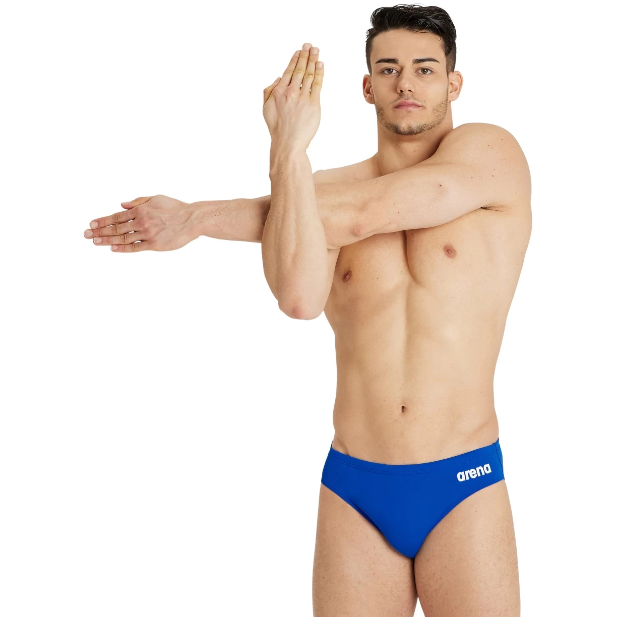 Arena Team Solid Swim Briefs Men - Royal-White 7 Arena Team Solid Swim Briefs Men - Royal-White - Image 5