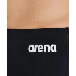 Arena Team Solid Swim Shorts Men - Black/White -Aqua Fit Shop arena mens team swim short solid black white 7 1251440