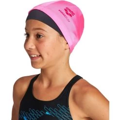 Arena Smartcap Swim Cap Junior - Pink -Aqua Fit Shop arena smartcap junior swim cap pink 7 1052586