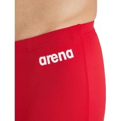 Arena Team Solid Swim Jammer Men - Red/White -Aqua Fit Shop arena team mens jammer solid red white 7 1364160