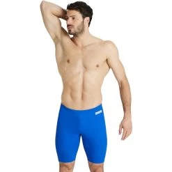 Arena Team Solid Swim Jammer Men - Royal/White -Aqua Fit Shop arena team mens jammer solid royal white 4 1364172