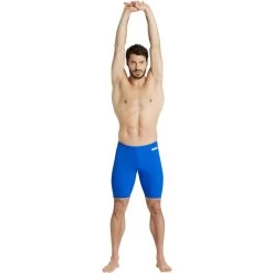 Arena Team Solid Swim Jammer Men - Royal/White -Aqua Fit Shop arena team mens jammer solid royal white 6 1364174