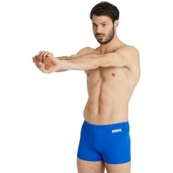 Arena Team Solid Swim Shorts Men - Royal/White -Aqua Fit Shop arena team mens swim shorts solid royal white 4 1364204