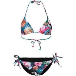 Arena Allover Triangle Bikini Women - Galapagos Multi -Aqua Fit Shop arena womens allover triangle bikini galapagos multi 3 1364526