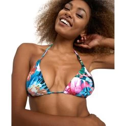 Arena Allover Triangle Bikini Women - Galapagos Multi -Aqua Fit Shop arena womens allover triangle bikini galapagos multi 9 1364532