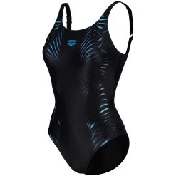 Arena Feel Imprint U Back Swimsuit Women - Black