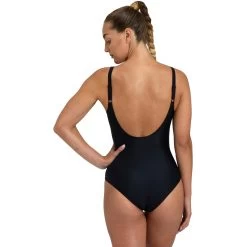 Arena Feel Imprint U Back Swimsuit Women - Black -Aqua Fit Shop arena womens imprint swimsuit u back b black 6 1513048