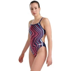 Arena Marbled Challenge Back Swimsuit Women - Navy-Red Multi 17 Arena Marbled Challenge Back Swimsuit Women - Navy-Red Multi -Aqua Fit Shop arena womens marbled challenge back swimsuit model navy red multi 3 1262754