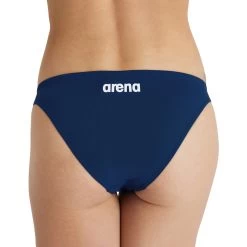 Arena Team Solid Bikini Bottom Women - Navy-White -Aqua Fit Shop arena womens team swim bottom solid navy white 5 1252341
