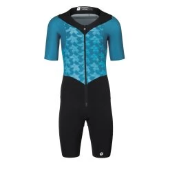 Assos TRIATOR Short Sleeve Speedsuit - Adamant Blue