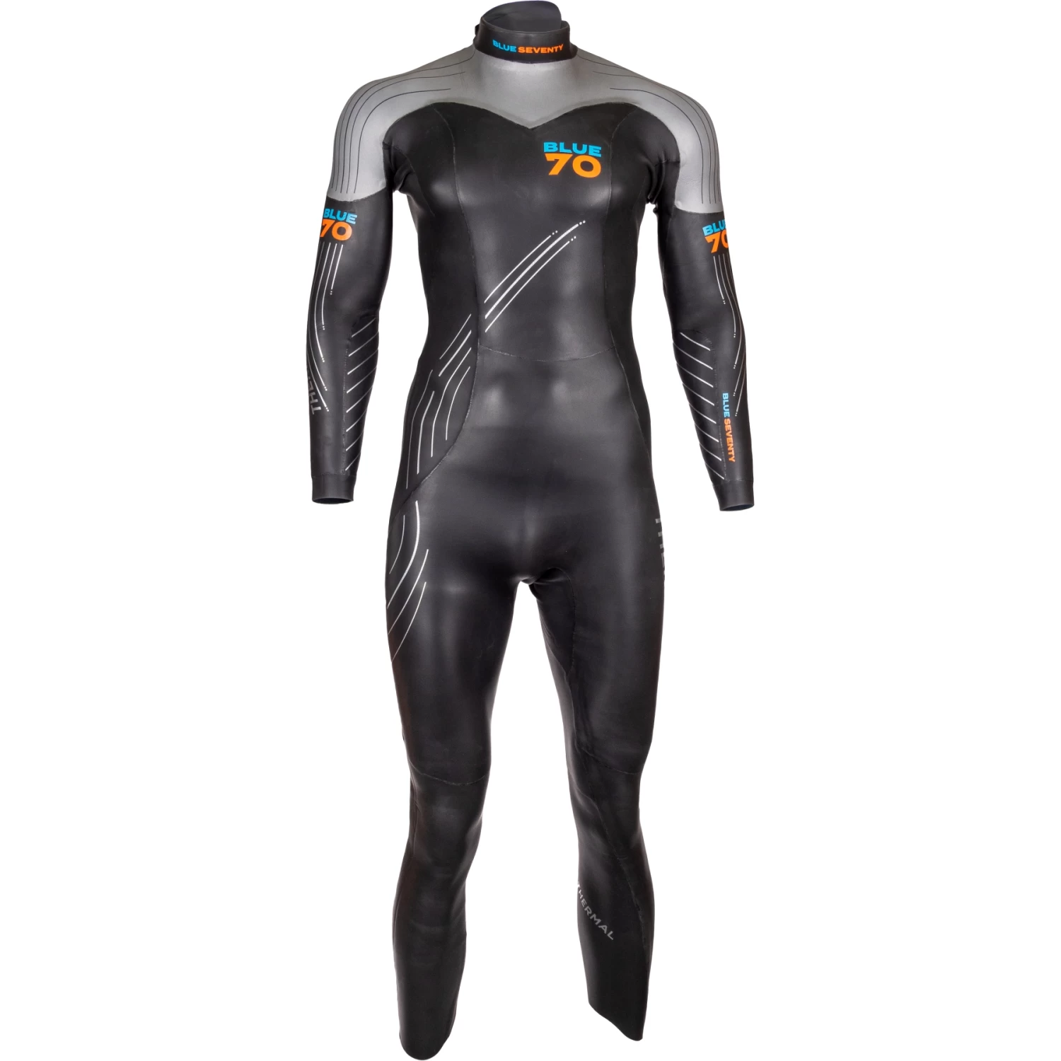 Blueseventy Reaction Thermal Wetsuit - Black-silver 5 Blueseventy Reaction Thermal Wetsuit - Black-silver - Image 3